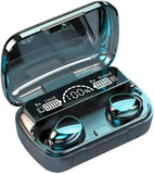 Black Bluetooth Earbuds with Charging Case