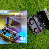 M10 Wireless Earbuds Bluetooth 5.1 Touch Control LED Power Display