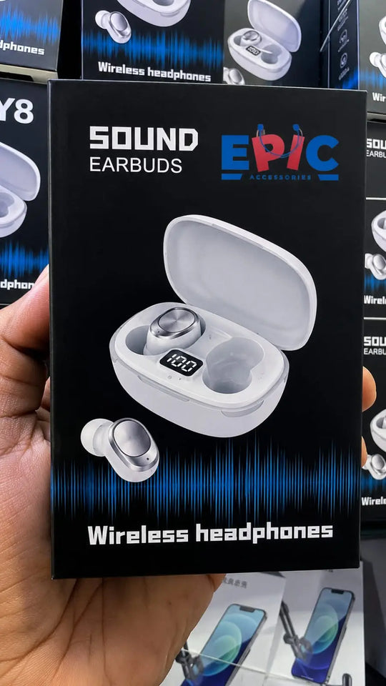 Multicolor Airpods Sound Wireless Earbuds Bluetooth 5.3 Earphones with LED Display Charging Case | Touch Control | HD Stereo Bass