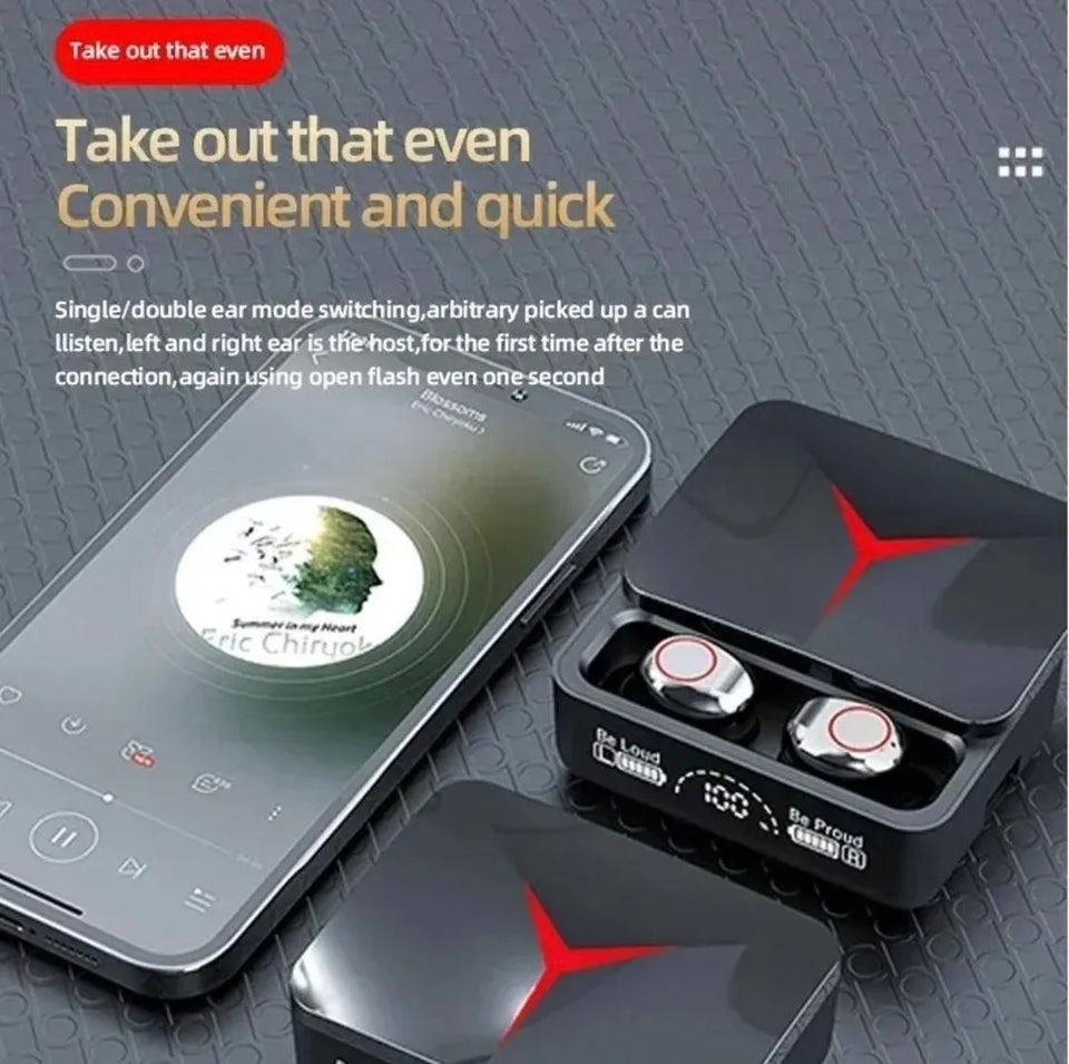 M90 Pro Earbuds Bluetooth 5.3 with Charging Case