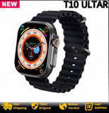 T10 Ultra 2 Smart Watch Orange Silicone Bluetooth 5 Fitness Tracker