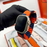Smartwatch with 6 Straps Multicolor Silicone Metal Pakistan